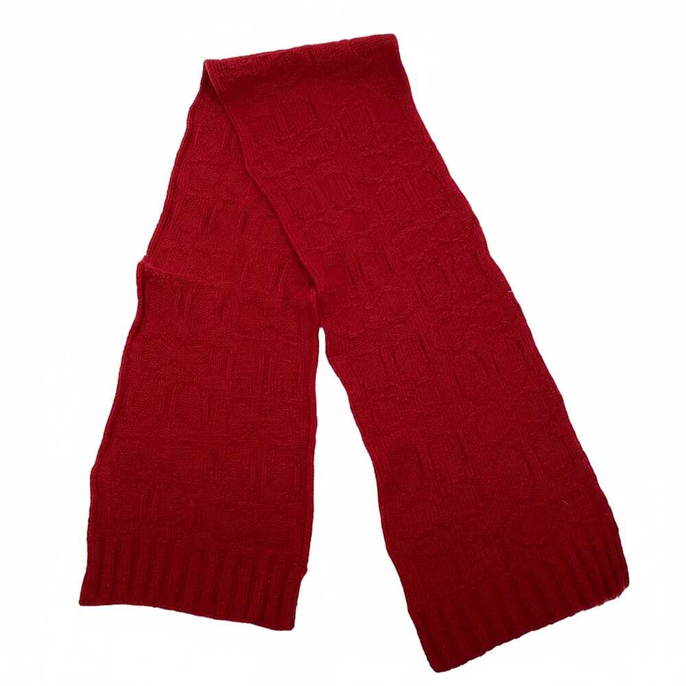 Coach Red Wool Angora Scarf | One Size Regular